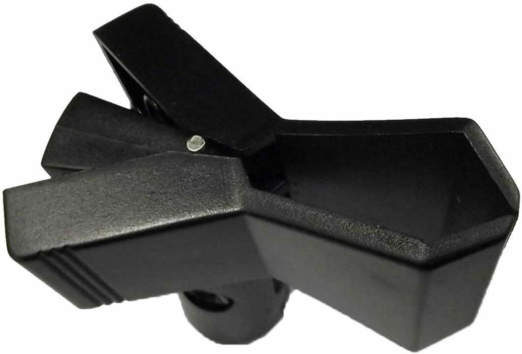 Universal Adjustable Dual Wireless Microphone Clip Holder With Adapter For SLX24