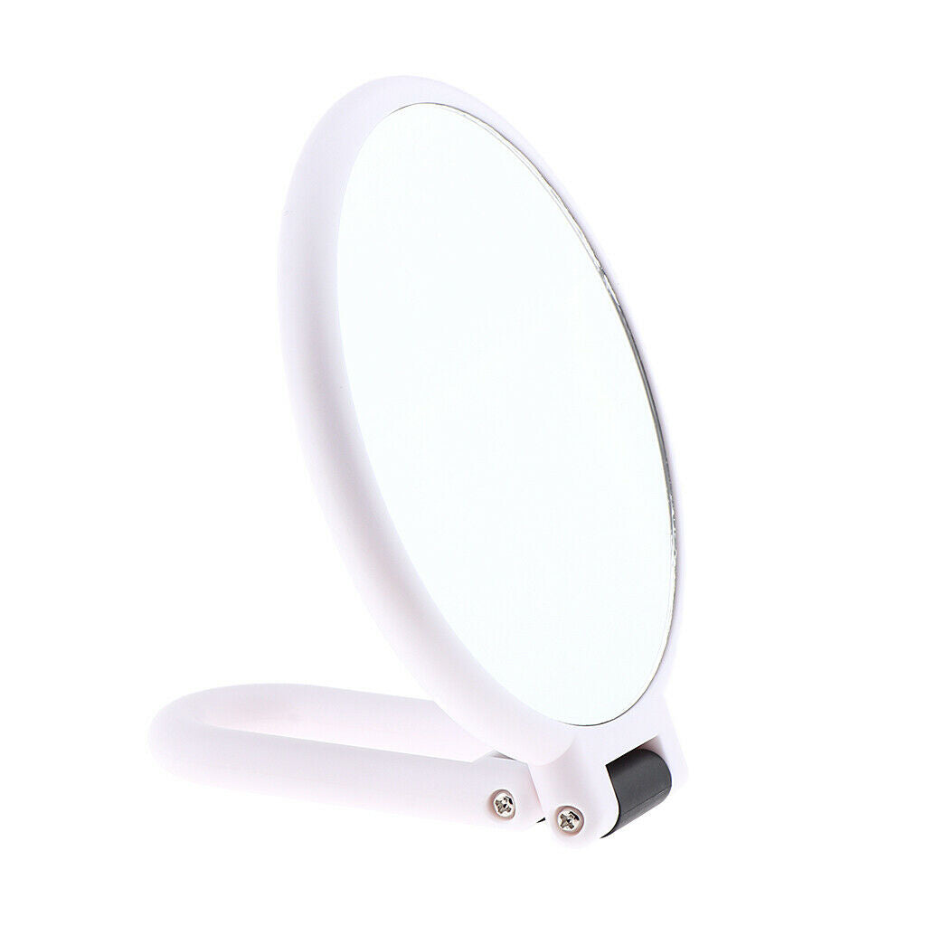2pcs Double Sided Folding Handheld Mirror - Normal & 1X/10X 5X Magnification