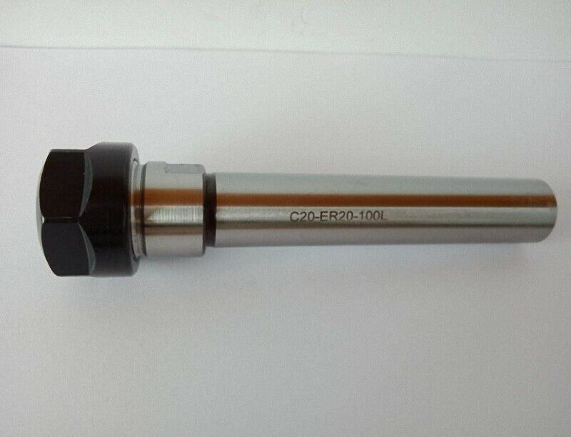 1 of C20 ER20A 100L Collet Chuck Holder Straight Shank for CNC Milling