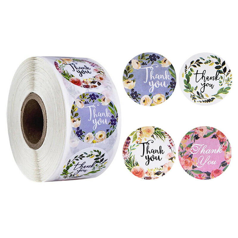 500Pcs Thank You Stickers Seal Labels Scrapbooking Decoration Stationery .l8