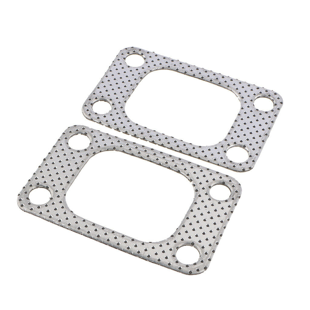 2 pieces flange gasket universal for replacement of exhaust manifold gasket