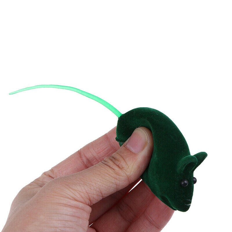 1pcs Rat Year Squeaky Sound False Mouse For Teases Cat Puppy Trainer Soun.l8
