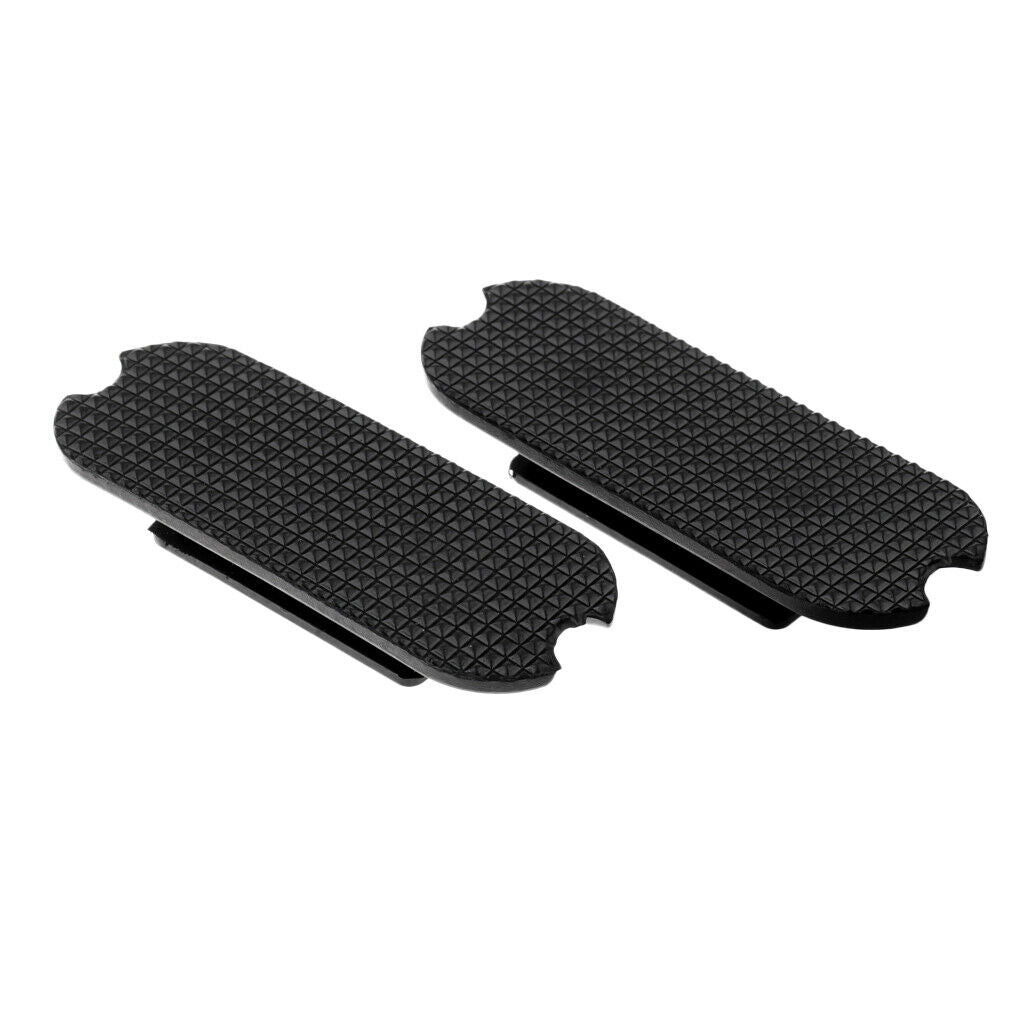2 Pieces Non Slip Stirrup Treads Pads, Black