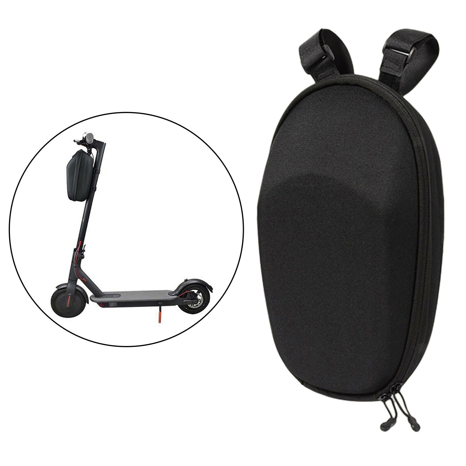 Kick Scooter Handle Bag MTB Bike Basket Holder Zipped Pouch Pack Organizer