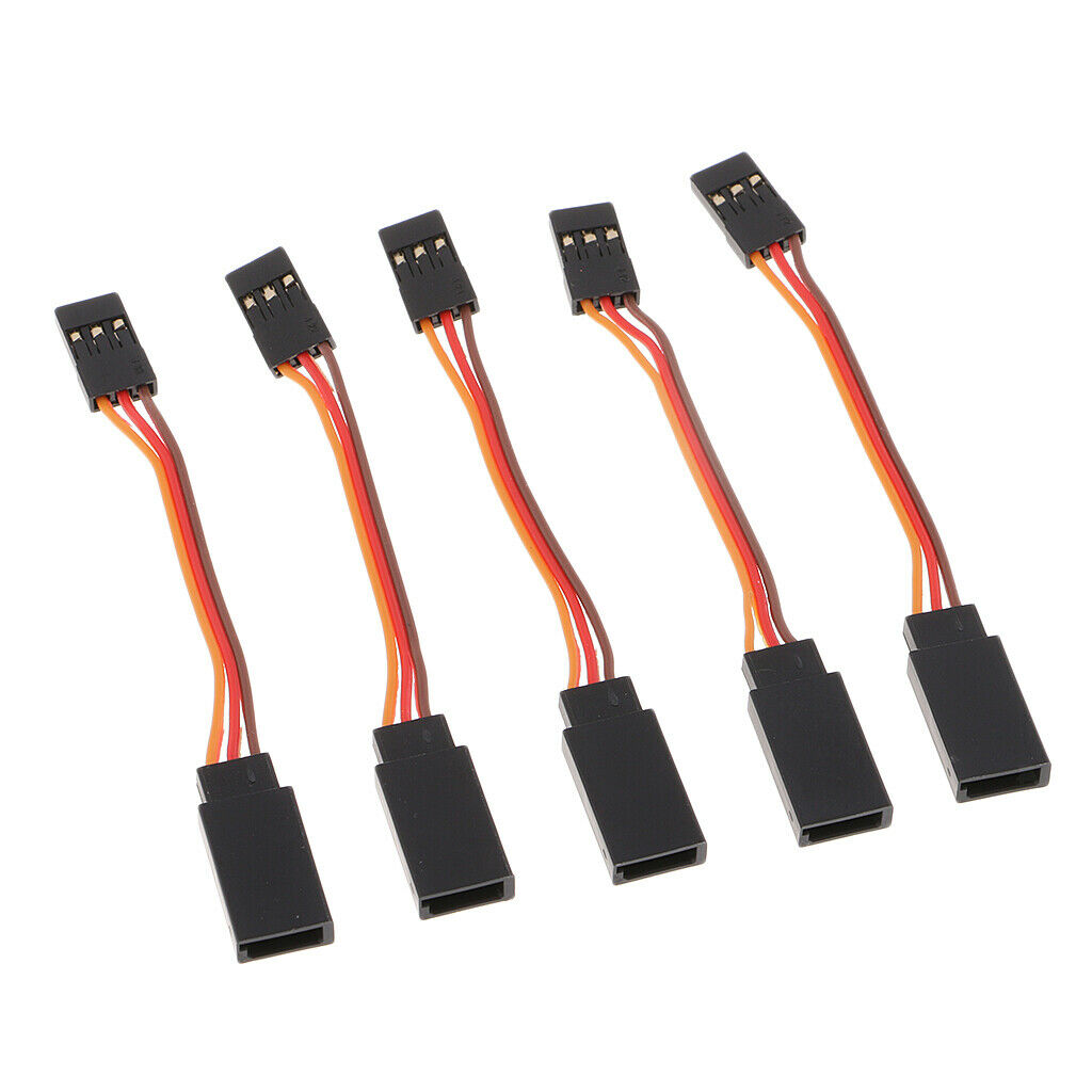 10 Piece 3 Pin Servo Extension Cable for Futaba JR Connector Accessory