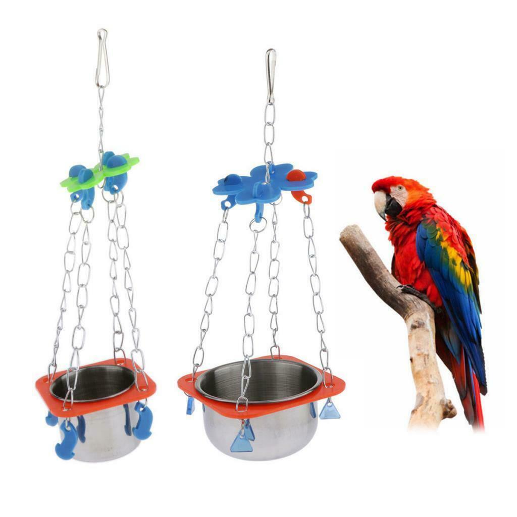 Bird Feeder Waterproof Hanging Dispenser For Gerbils Guinea Pigs 5,8x4,5x27cm
