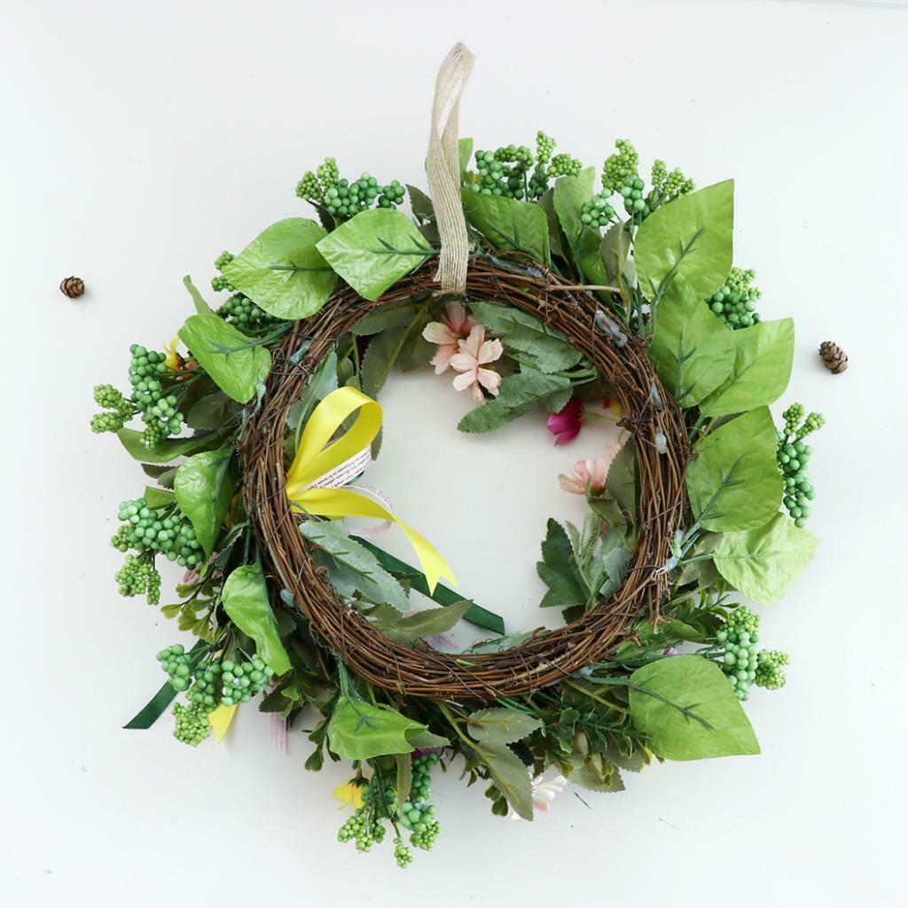 Artificial Sunflower Garland Wreath Floriation Wedding Halloween Wall Decor