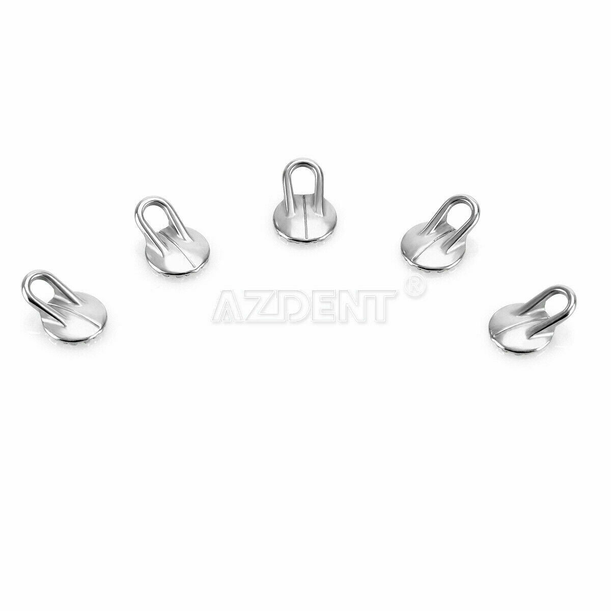 50X Dental Orthodontic Consumables Round Bondable Traction Hook Lingual Button