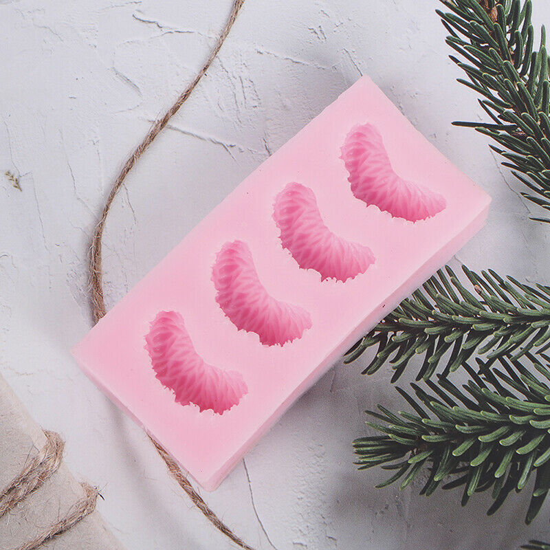 Pink Four Oranges Silicone Fruit Mold Chocolate Biscuit Candy Jewelry Cak.l8