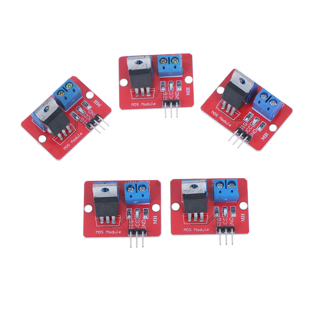 5Pcs IRF520 MOS FET driver module for arduino raspberry B Gw SJ