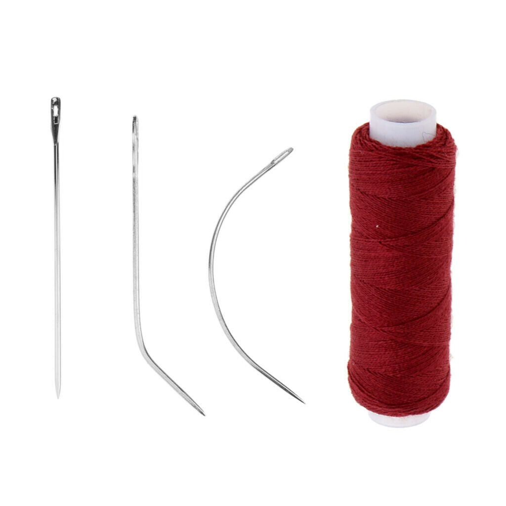 7pcs Cotton Hair Track Weft Weaving Sew Decor Thread for Hair Extension
