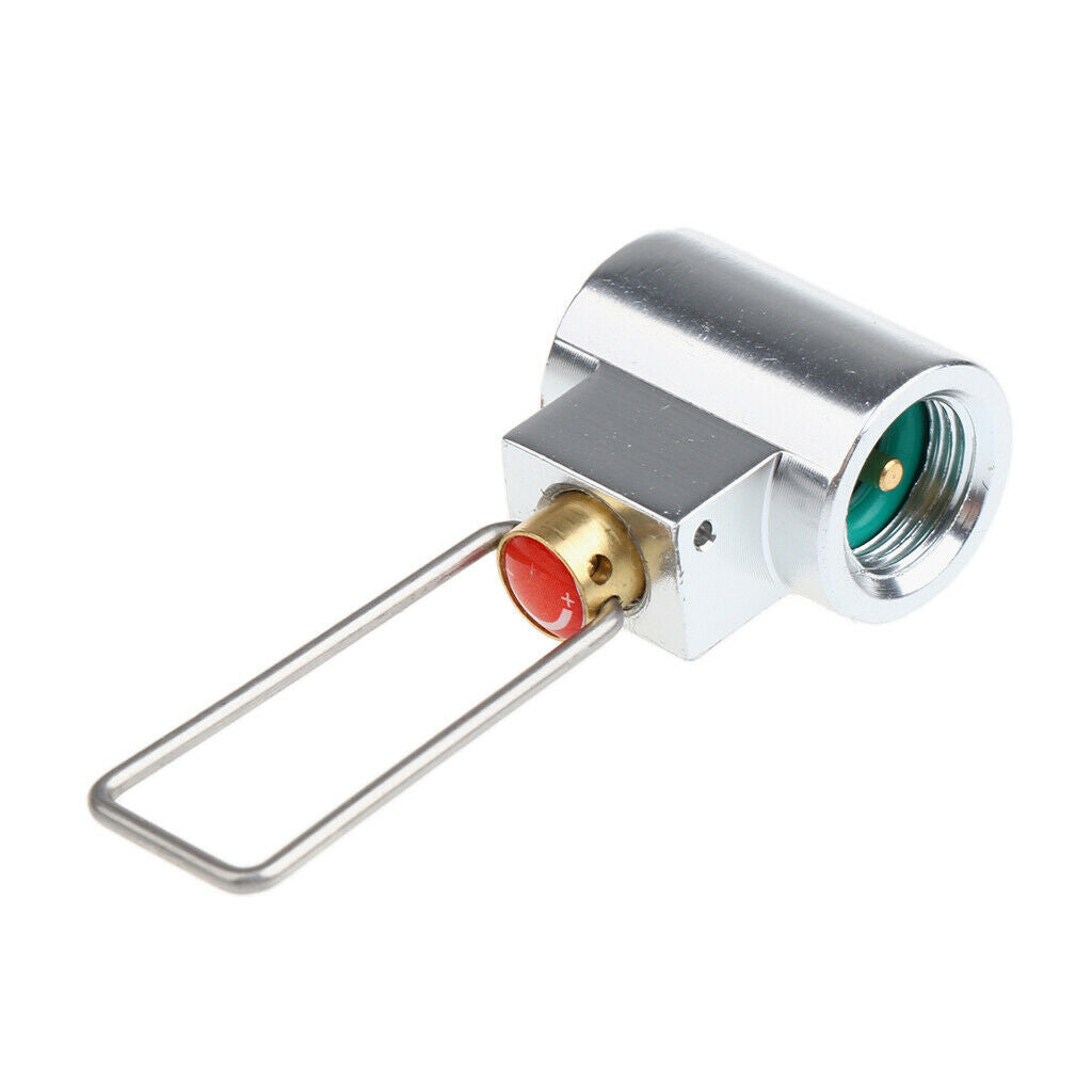 Aluminum Alloy Camping Stove Gas Tank Adapter Propane Gas Cylinder Refill