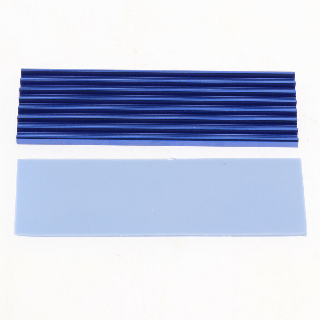 M.2 2280 NVME SSD Solid State Drive Heat Sink Thermal Pad Set Cooling Kit with