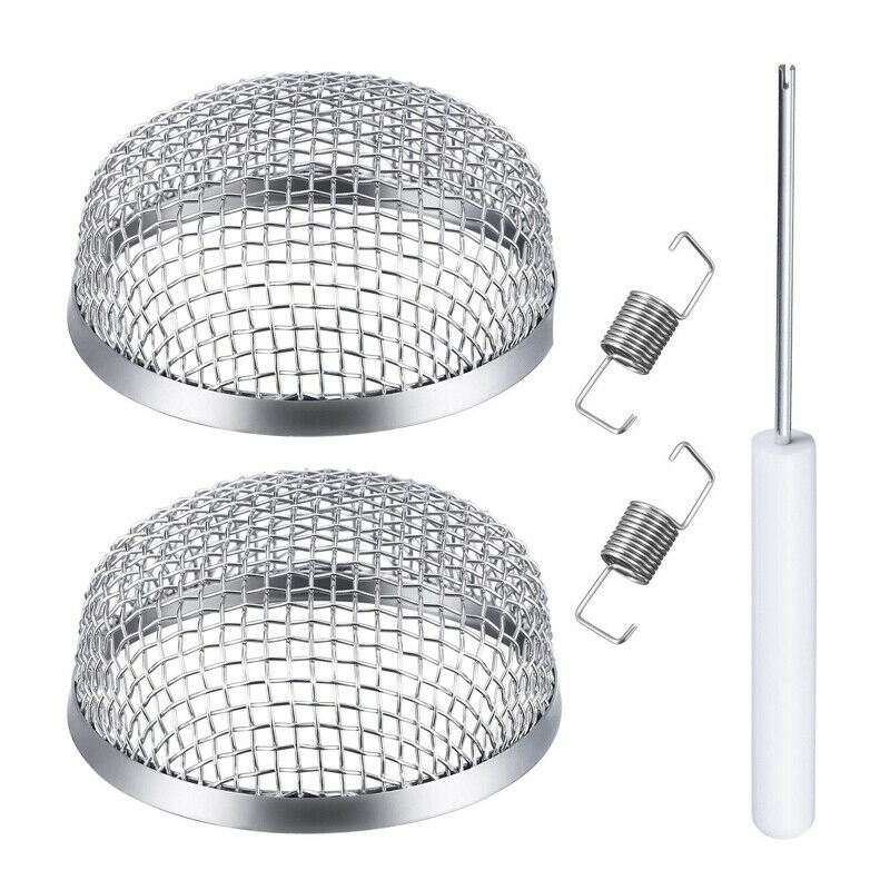 2PCS Stainless Steel Ventilation Insect Net Cover with Installation Tool for RV