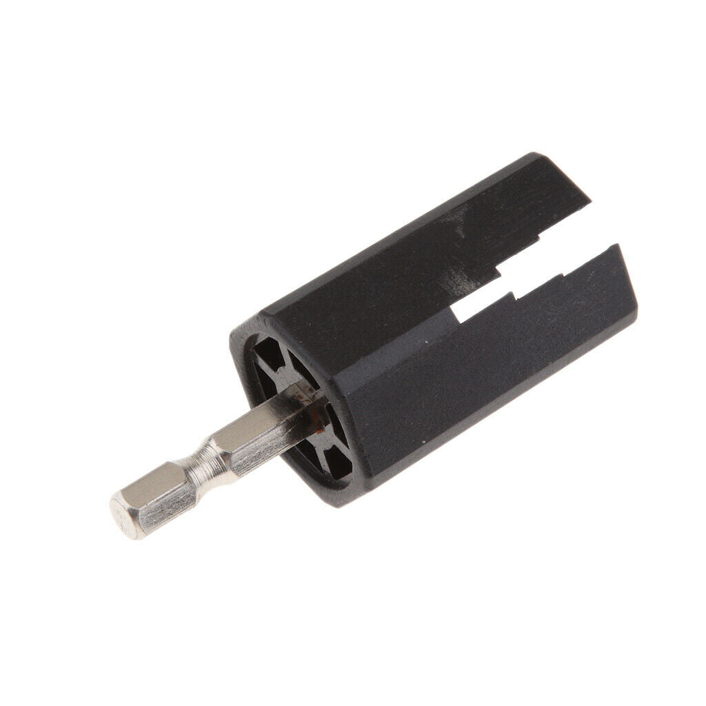 Black Acoustic Guitar Bass String Winder Head Tools Bridge Pin Puller Drill