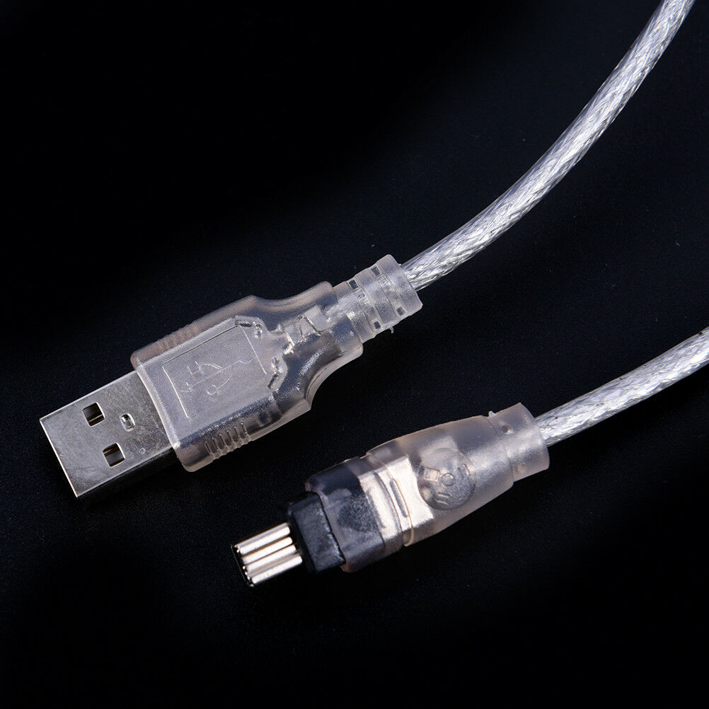 4ft USB 2.0 Male To Firewire iEEE 1394 4 Pin Male iLink Adapter Cable Cor.l8