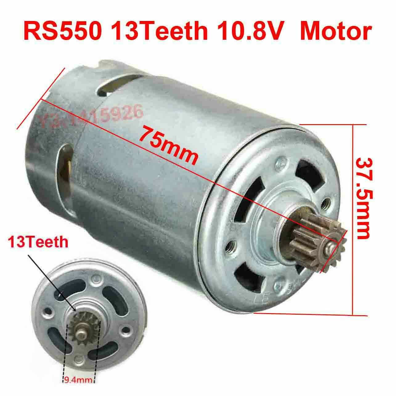 RS550 13T Motor Replace for BOSCH GSR10.8-2-LI GSR10.8V-LI GSR10.8V-LI-2 PS21
