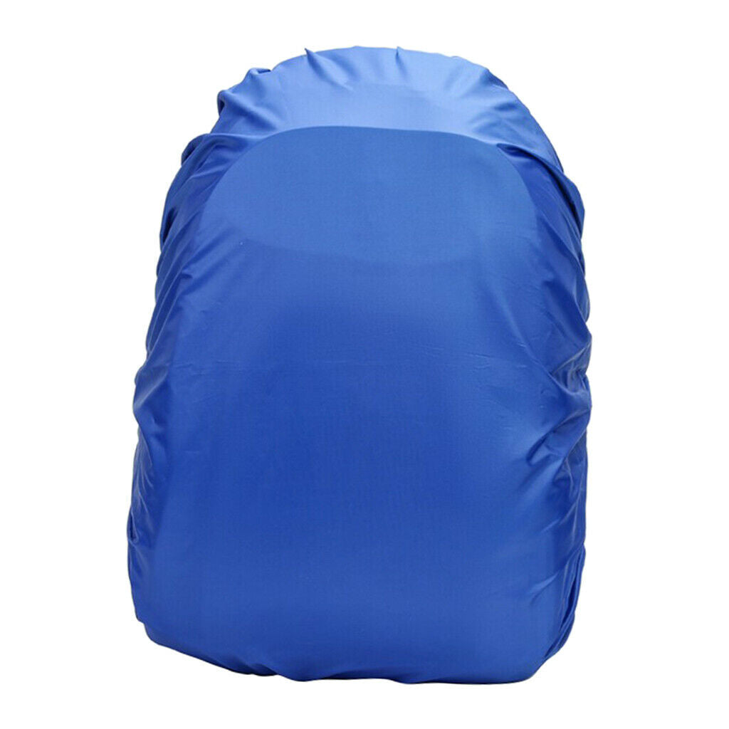 Backpack Rain Cover Camping Hiking Rucksack Protector 35L Blue