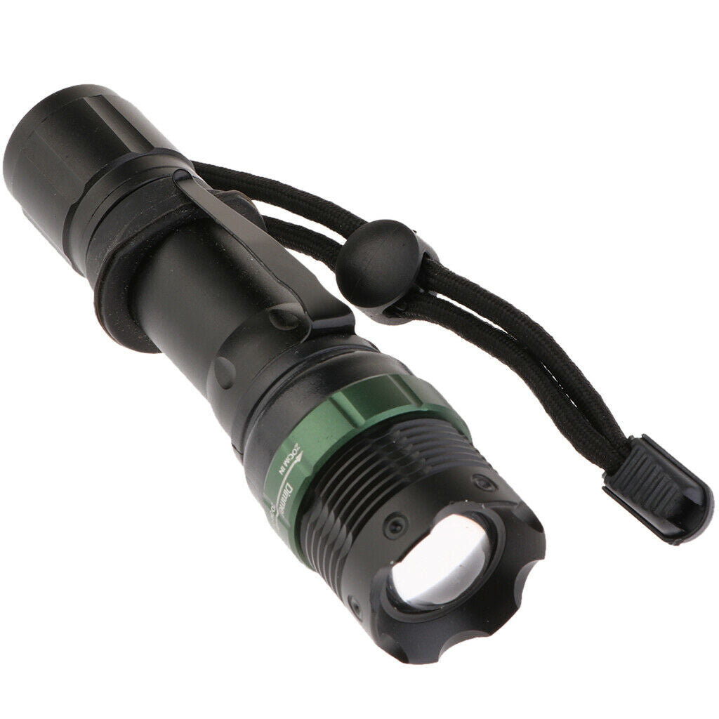 LED Light Rechargeable Flashlight Zoomable Super Bright Light Torch