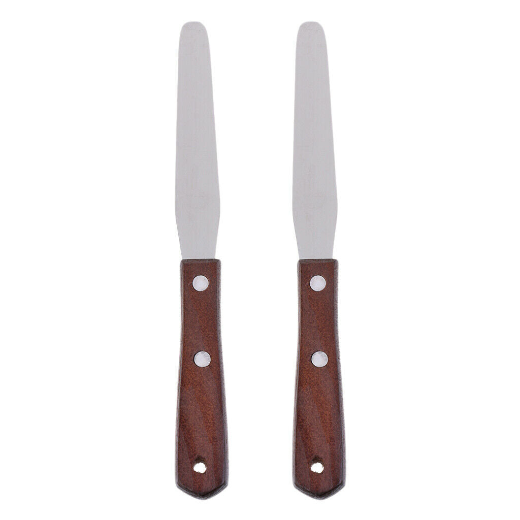 2x Reusable Wooden Wax Stick Waxing Spatula for Body Hair Remove Applicators