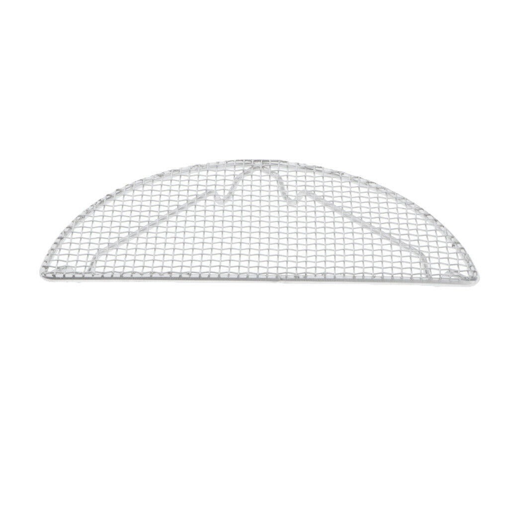 Set of 4 Stainless Steel Holes BBQ Grill Net Rack Outdoor Heat Resistance