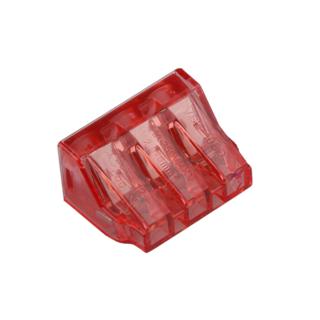 Reusable Spring Lever Terminal Block Electric Cable Connector