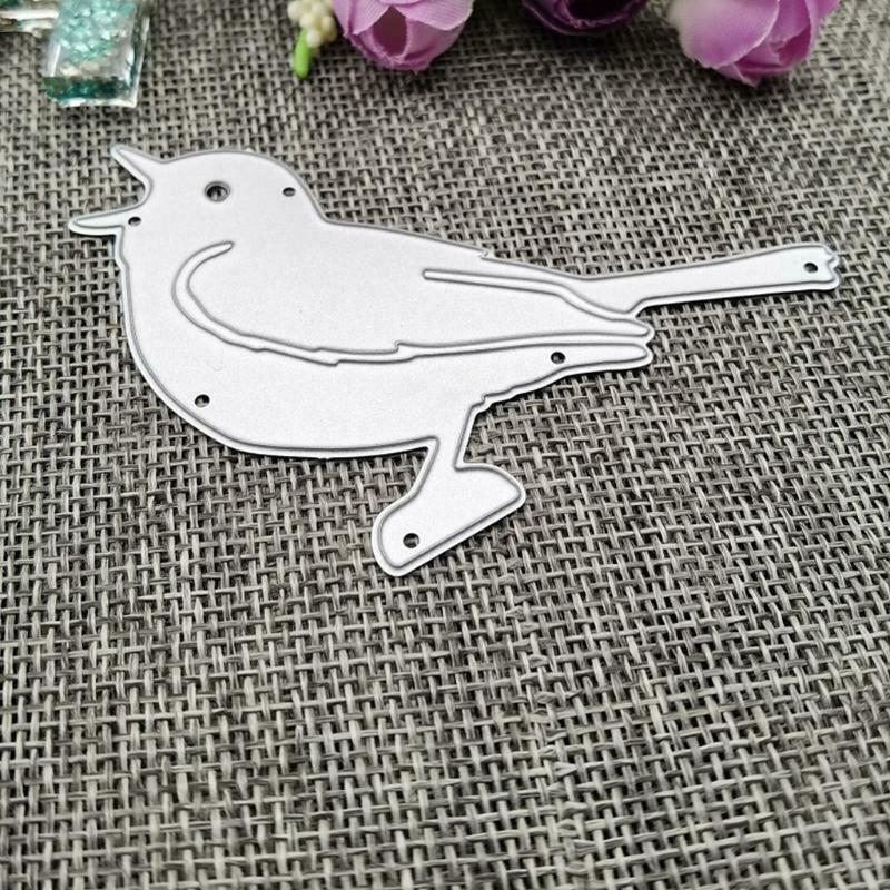 Standing Bird Metal Cutting Dies Stencil DIY Scrapbooking Album Paper Card Mold