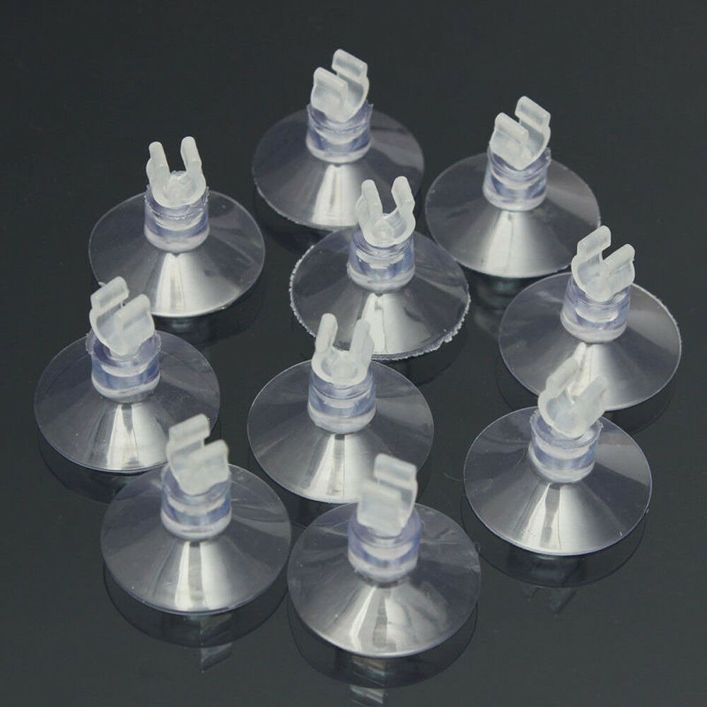 10Pcs Aquarium Fish Tank Suction Cup Sucker For Air Line Tube Hose Pump