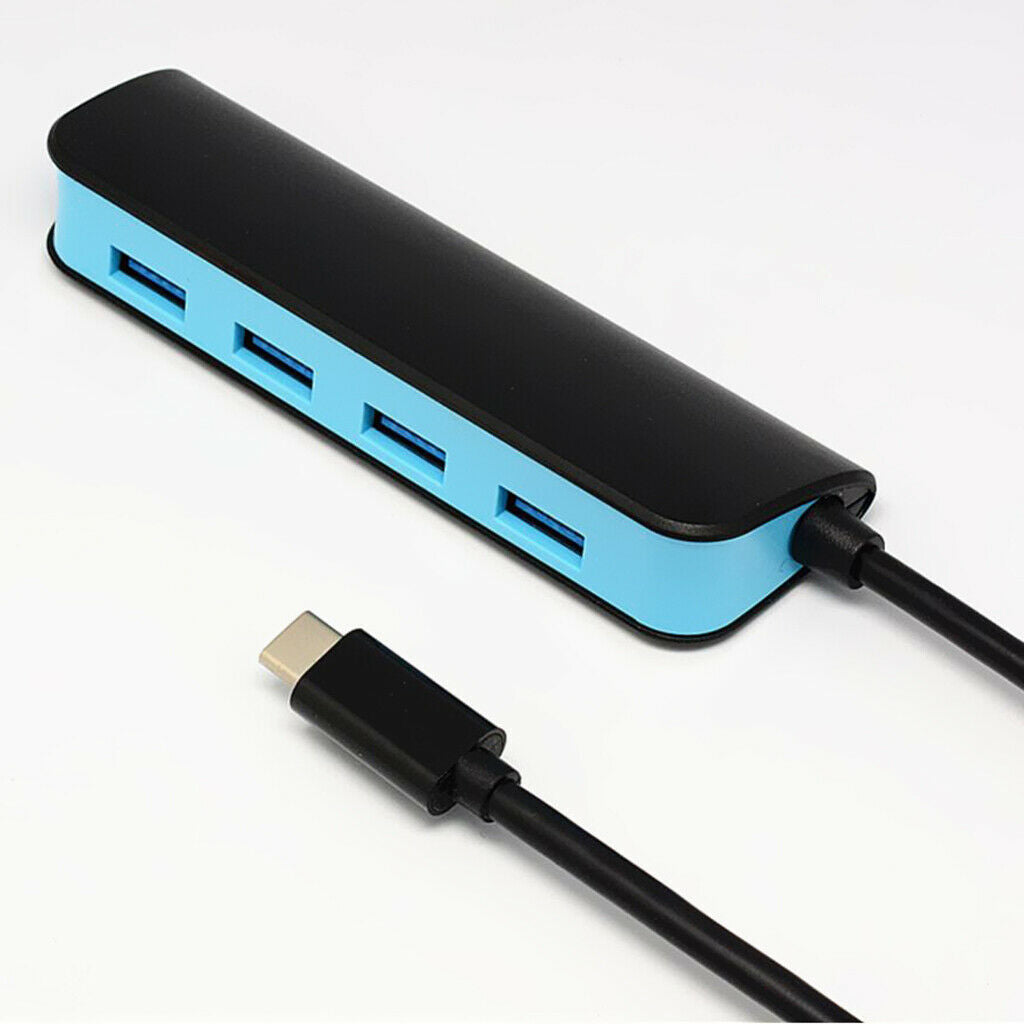 Type-C Multi-Port Hub to 4 USB 3.0 Charging Port Adapter