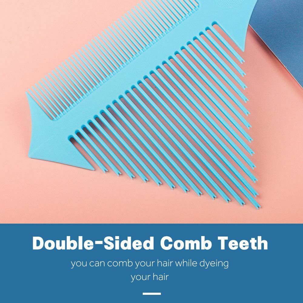 Tool Highlighting Combs Double-sided Hair Color Tools Coloring Brushes Comb