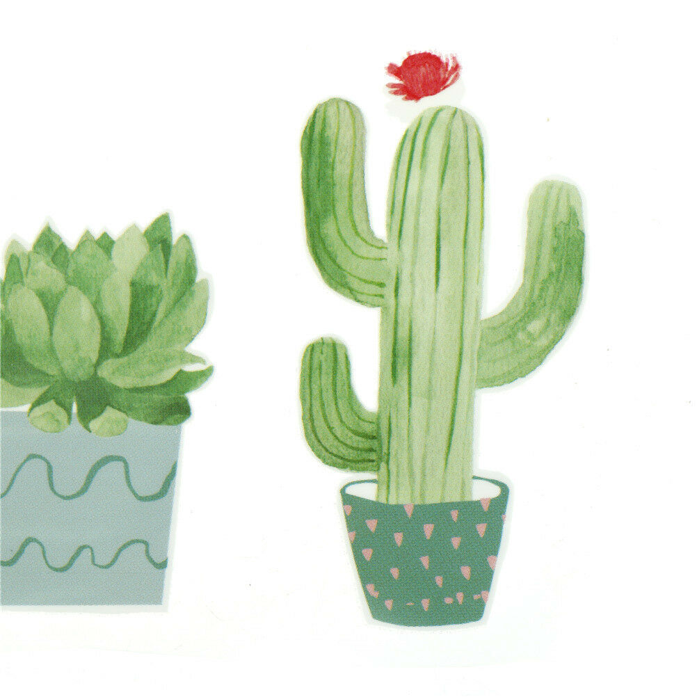 Plant cactus Irons on Stickers Washable Heat Transfer Patches T-shirt Appl.l8