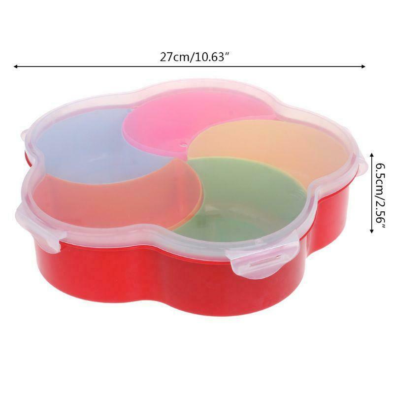 Multi-function Snack Plates Candy Box With Lid Home Large Capacity Fruits Nut