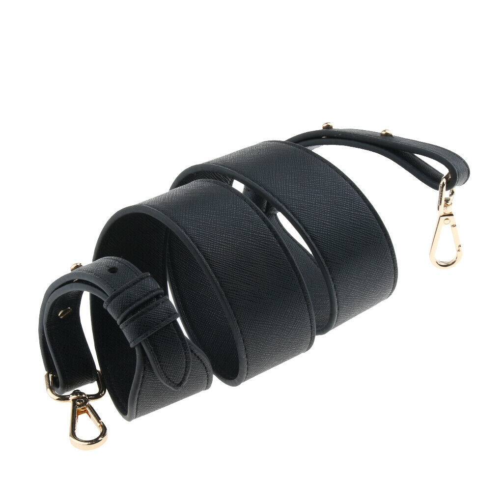2x 4cm Wide Purse Strap Replacement Leather Crossbody Bag Strap Handbag Belt