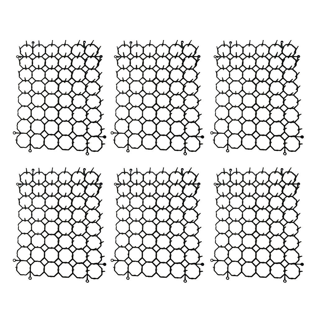 6x Cat Pet Deter Mat Repellent Spikes Mats Prevents Pet Away For Flower Pot