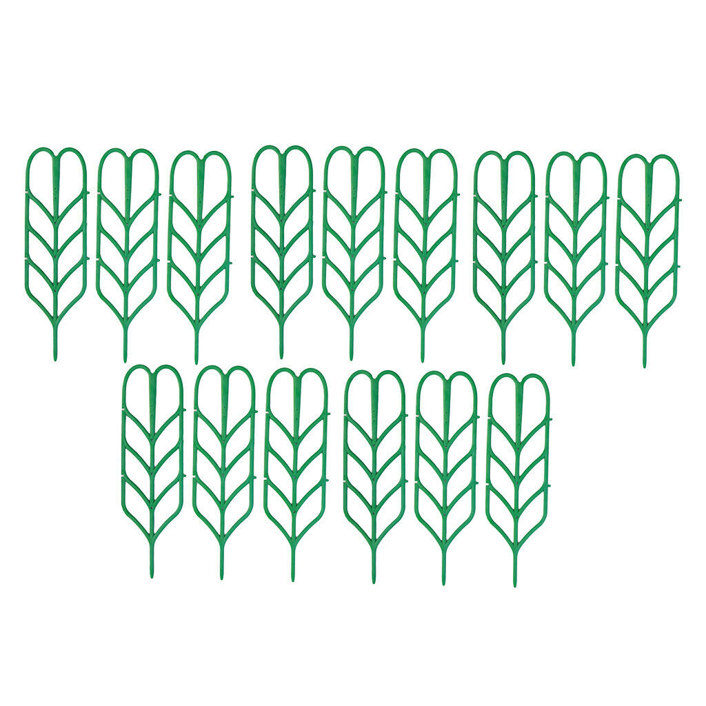 15 x Small Plastic Houseplant Trellis Green Garden Trellis Gardening Tools