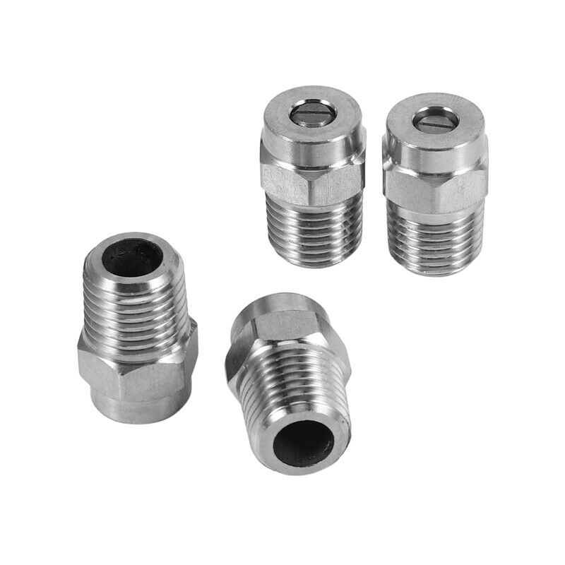 4 Pcs Pressure Washer Surface Cleaner Nozzle Replacement Thread Type Spray NozG8