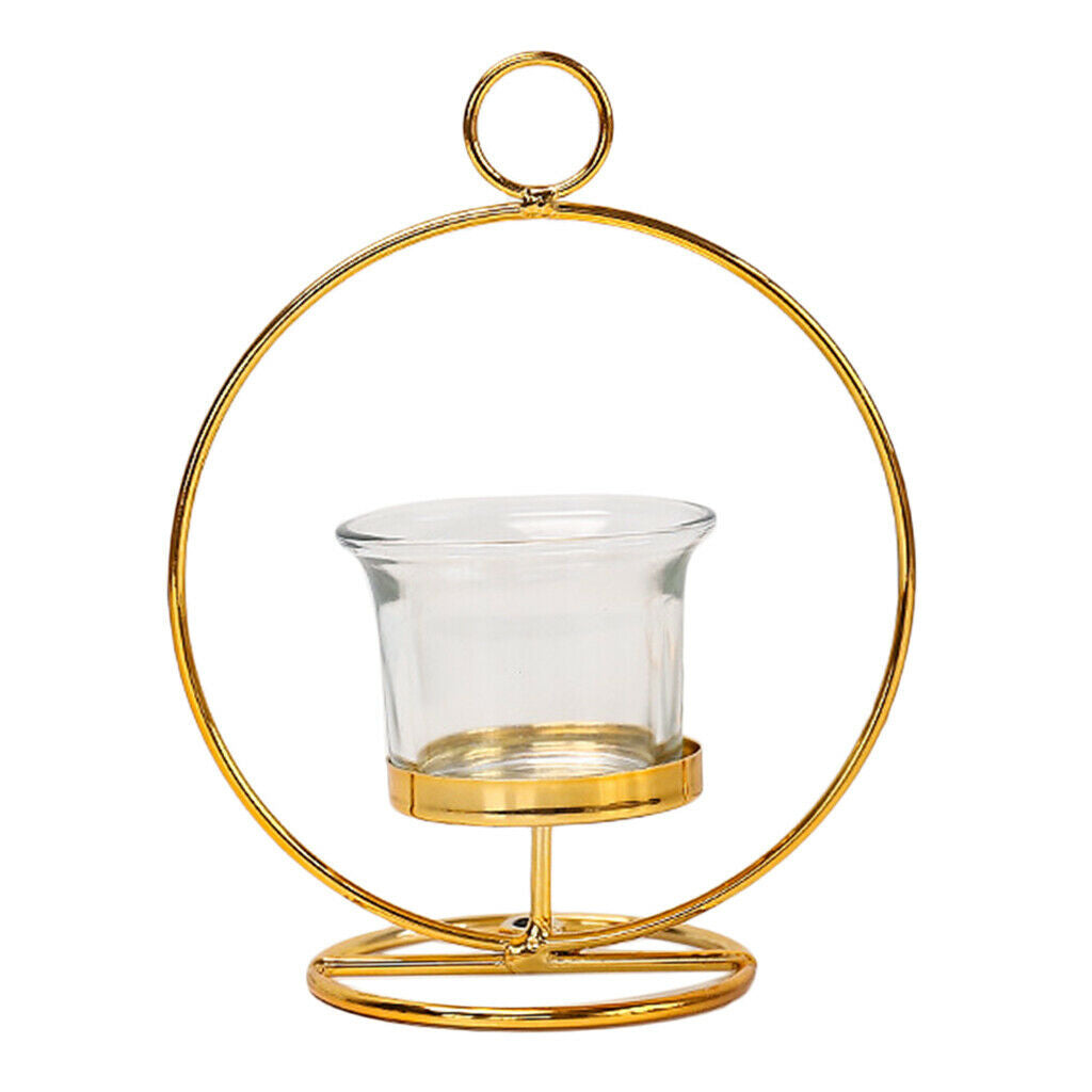 Candle Holder Table Centerpiece Photo Props Dinner Party Decor Square/Round