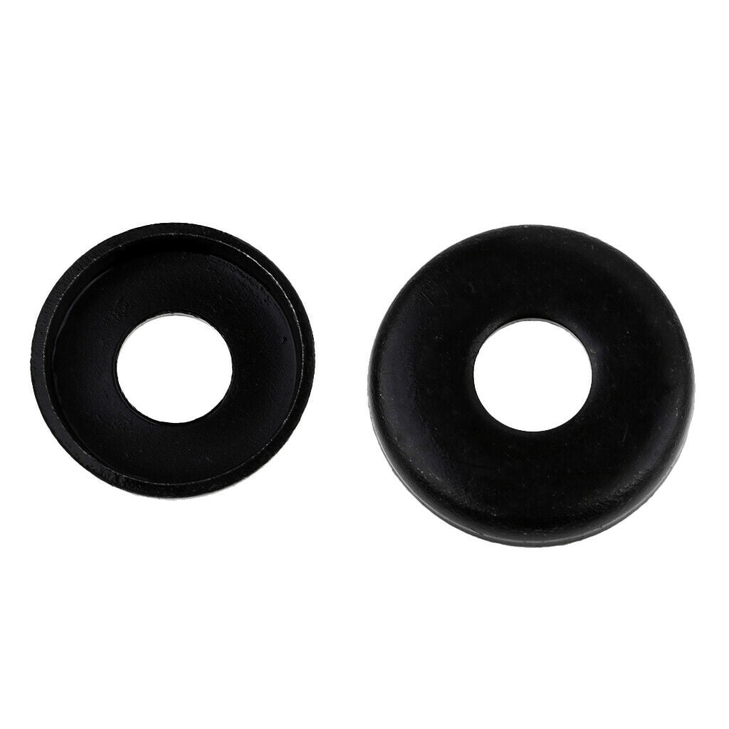 2 pairs of skateboard longboard replacement cups, black