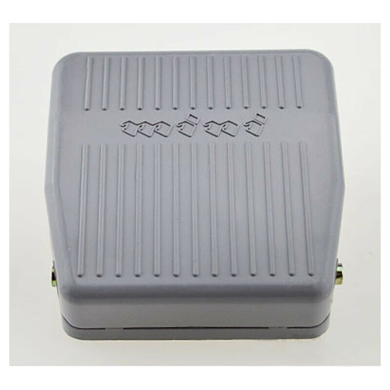 250V Footswitch Foot Momentary Control Switch Electric Power Pedal SPDT Grey FC7