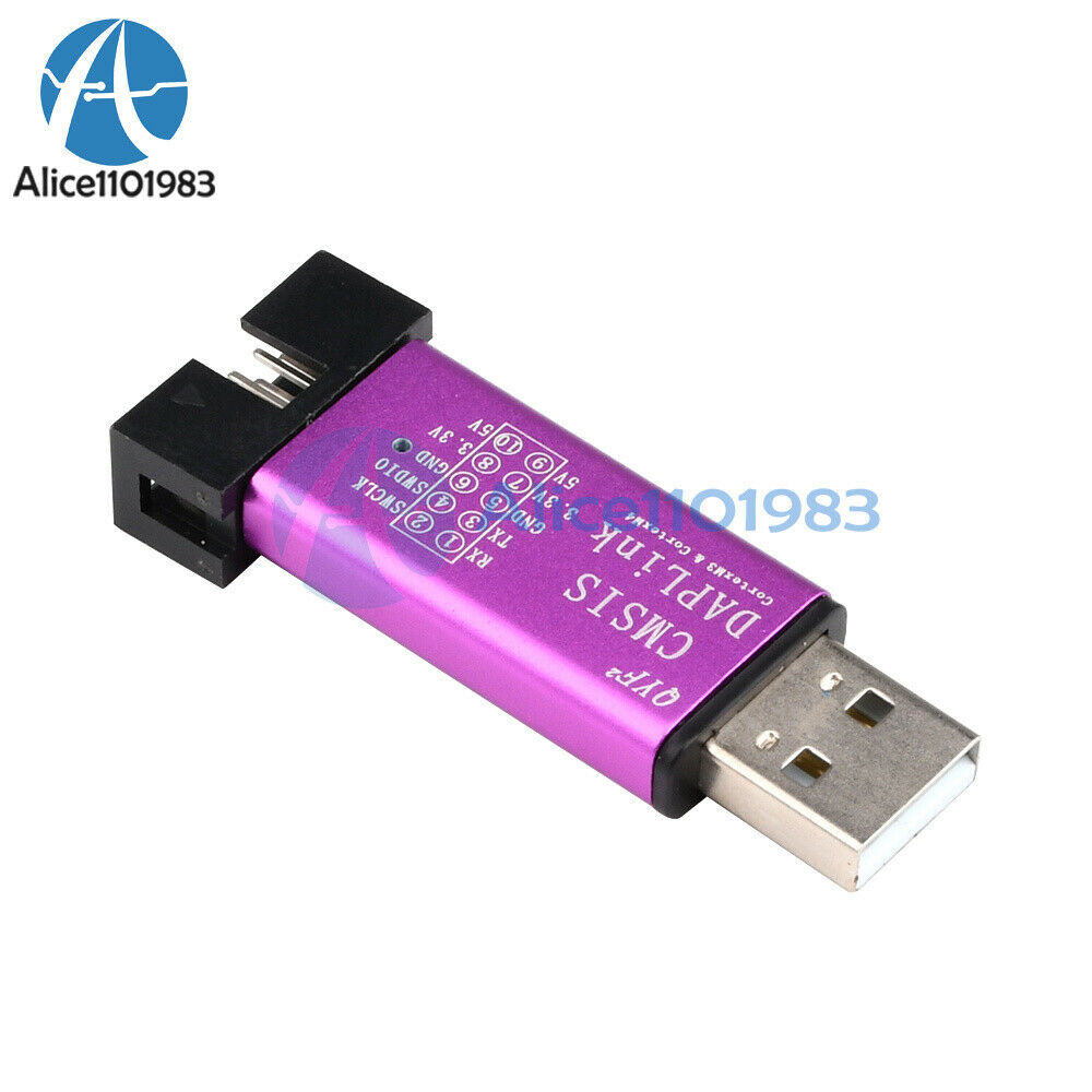 DAPLink Emulator Burner Downloader USB-to-Serial HID Support MDK IAR w/ Line New