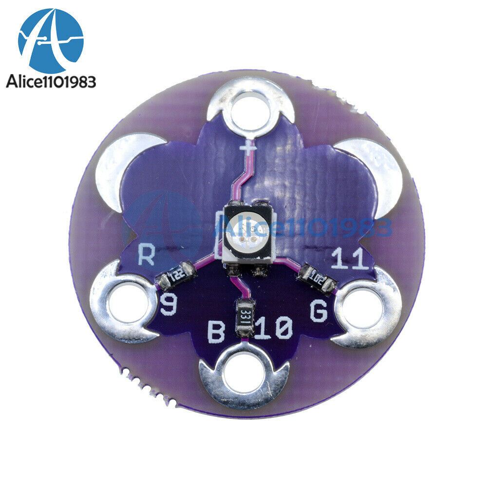 2PCS LilyPad Tri-Color LED RGB Breakout Module For arduino