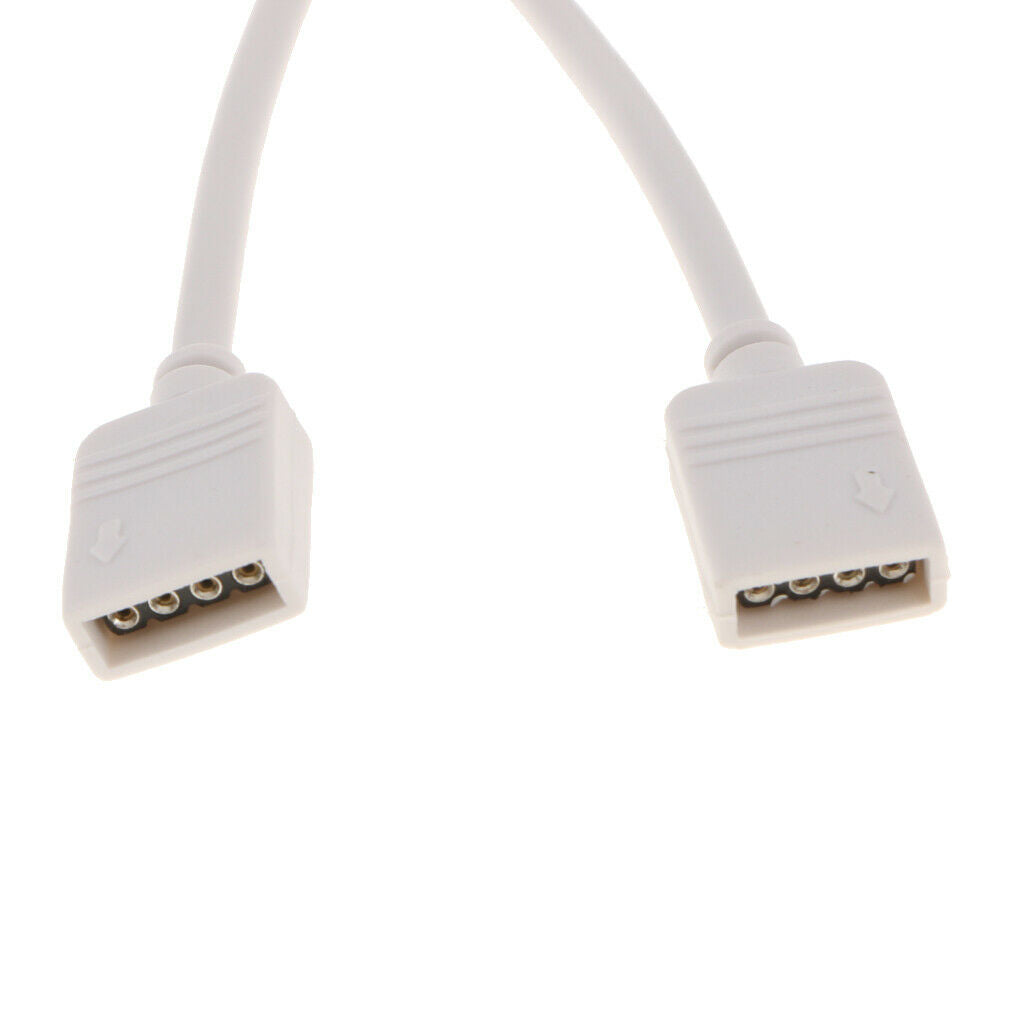 2x 4-pin RGB Extension Cable Wire Connector fr 5050 3528 LED Strip Lights 2m