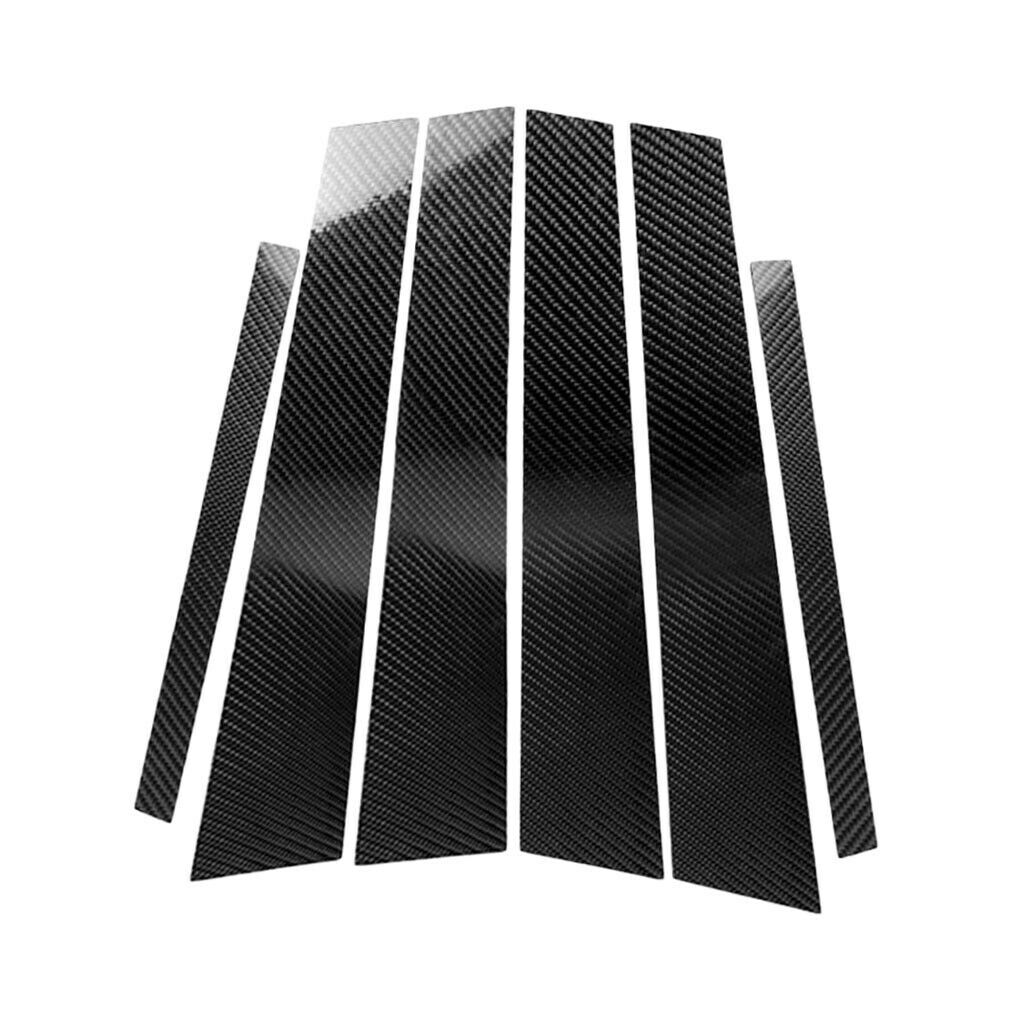 Black -  Window Pillars Covers Trims For BMW 3 5 Series F07 E60 E70 F16 F15
