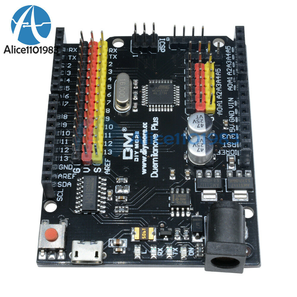 Duemilanove Plus Board ATmega328P CH340 5V 16Mhz USB Cable Replace FT232 Arduino