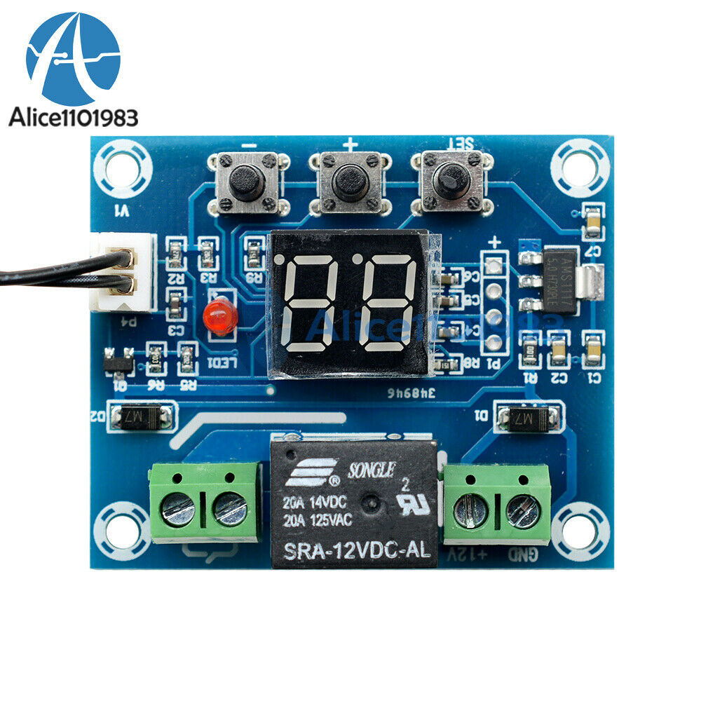 DC12V Humidity Controller Soil Sensor Automatic Irrigation LED Watering Module