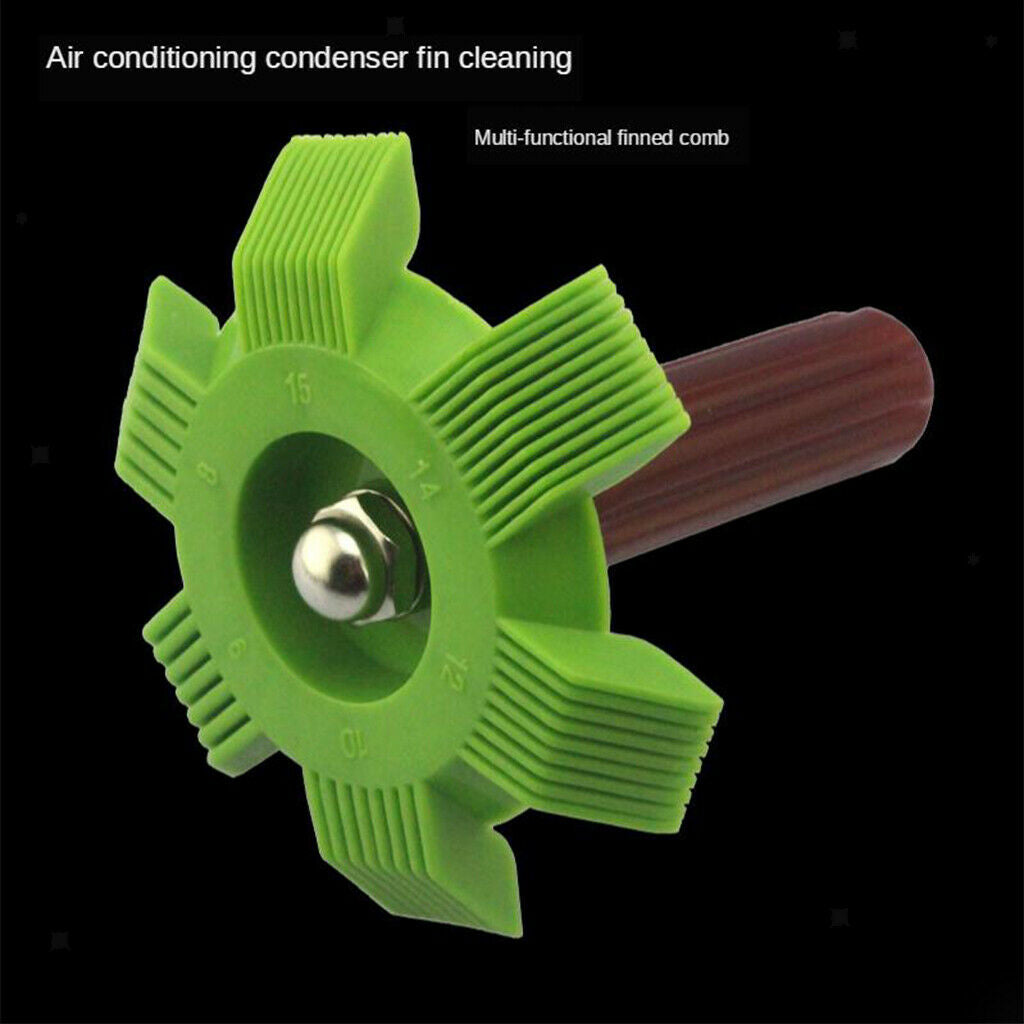 2 Pieces Air Conditioning Tools Finned Comb Blade Brush Tools Cleaning Accs