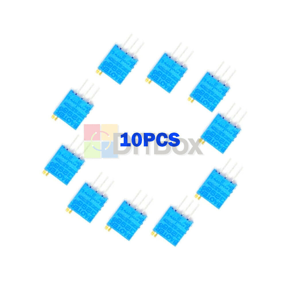 10Pcs NEW 3296W-102  3296 W 1K ohm Trim Pot Trimmer Potentiometer