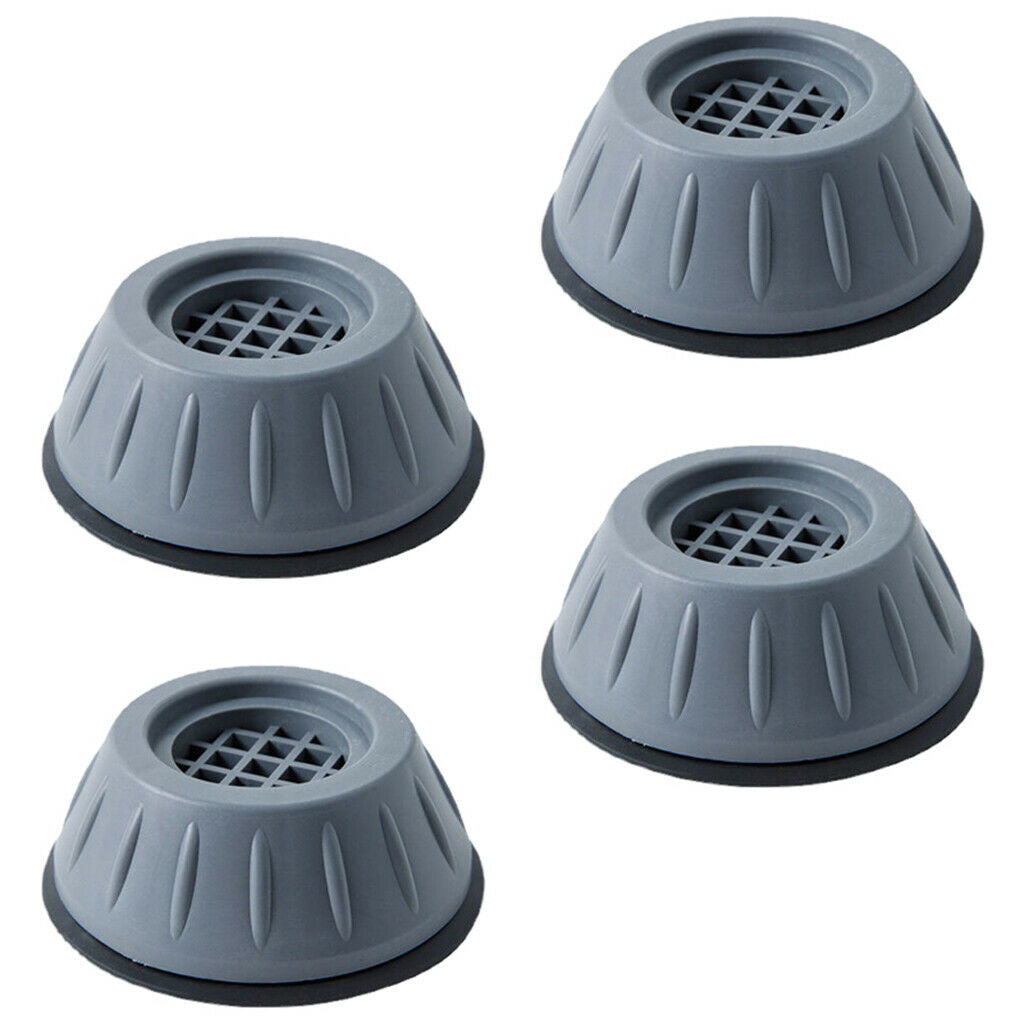 4x Anti Vibration Pads Prevent Noise Shock Absorbing Washer Dryer Feet Pad