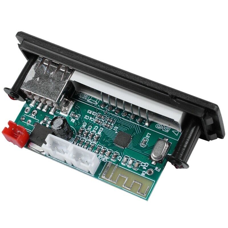 Bluetooth5.0 Mp3 Wma Wav Decoder Board 5V 12V Wireless Audio Module Color ScreD8