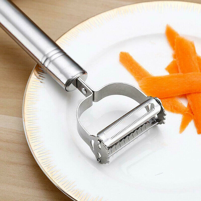 3in1 Stainless Steel Potato Peeler Carrot Grater Shredding Fruit Cutter t.l8